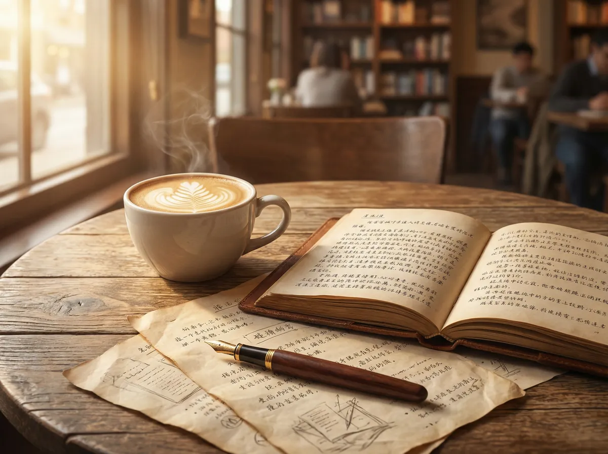 编剧咖啡馆 创作桌面 - 手稿与灵感